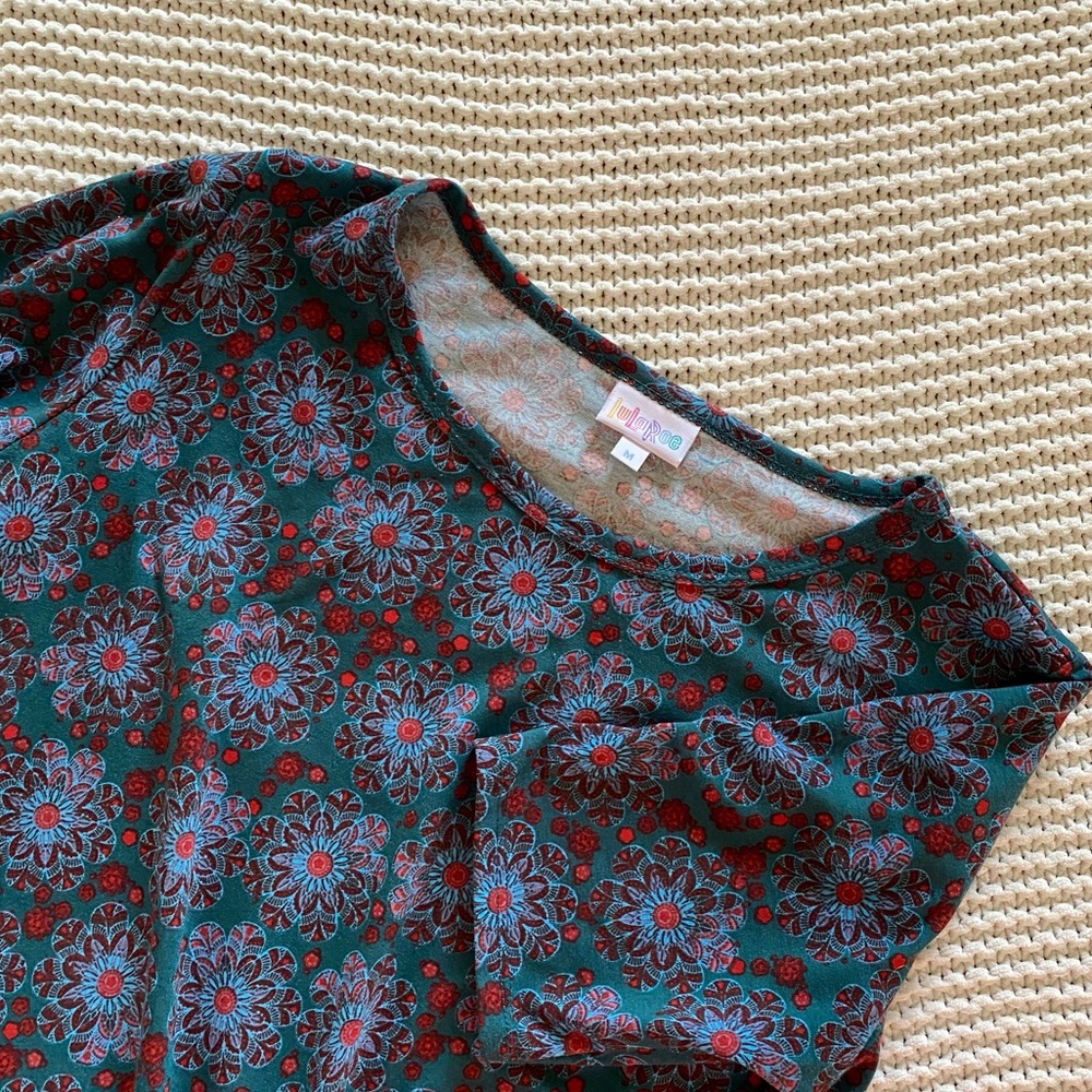 LuLaRoe Floral Medallion Print Julia Dress